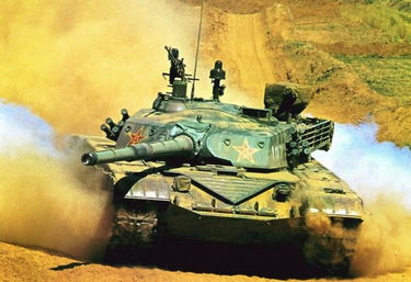 新型坦克侧面图