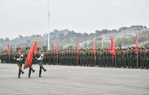 中国军队庄严宣誓场景