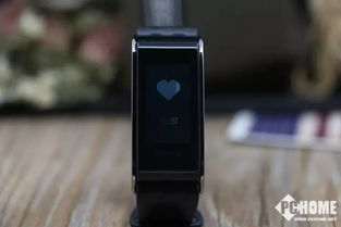 手机屏幕上显示着心率数据