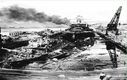 二战时期珍珠港景象