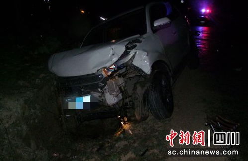 因醉驾造成的车祸现场