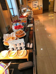 西贝餐厅精美的美食陈列