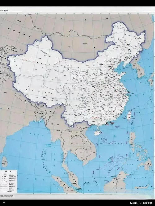 标注出争议领土的地图