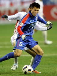 申花队球员进攻