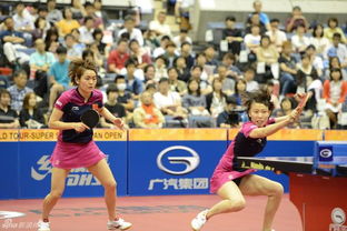 国乒队员比赛中的精彩瞬间