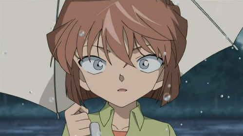 灰原哀面无表情的样子