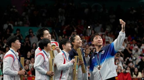 各国选手合影图