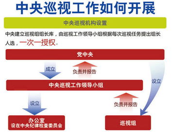 巡视工作流程示意图