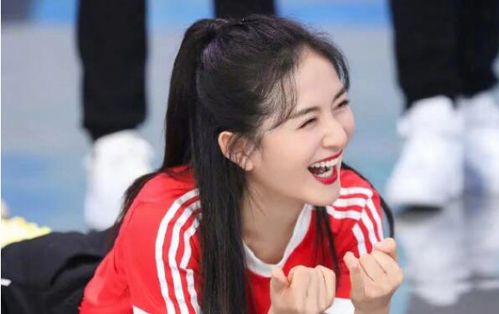 谢娜与家人的合照