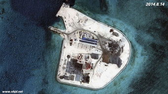 南海岛礁卫星图