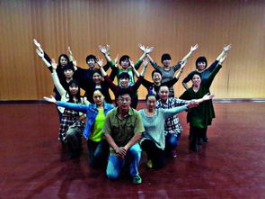 学生们认真排练