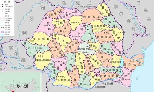 周边国家分布图