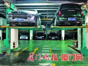 破旧的机械停车位