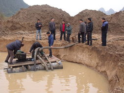 采砂淘金现场的监管人员