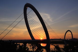 南京眼附近的美丽晚霞