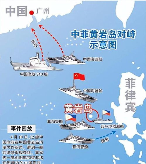 菲律宾民众对黄岩岛事件态度的饼状图