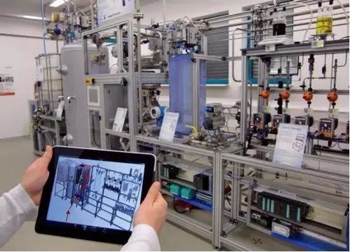 工厂智能化设备运作