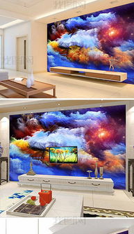 电视显示效果示意