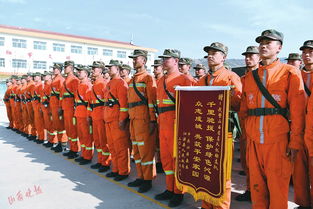 士兵列队准备出发