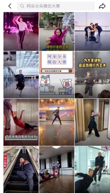 网友们模仿大张伟创作的作品截图