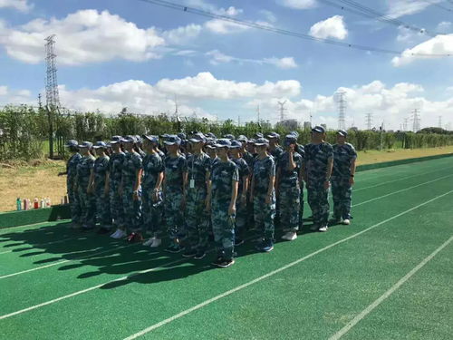 军训整体画面