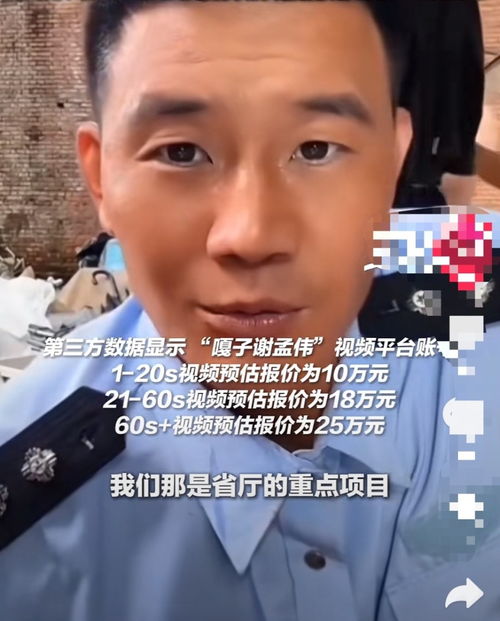 嘎子哥谢孟伟着警服直播带货被行拘，背后真相令人深思