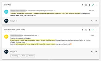 用户对召回事件的反馈截图