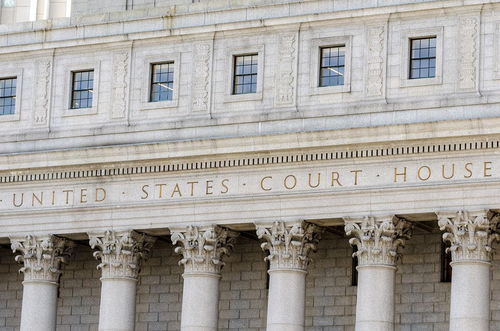美国法院建筑外观