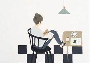 认真复习功课的学生