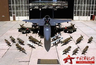 展示着各种武器装备的国际军贸展会现场